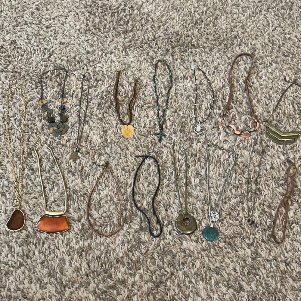 Western style necklaces